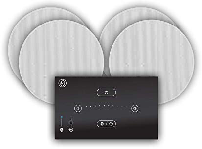 Systemline E50 Built-In Bluetooth Hi-Fi Speaker System and Q Acoustics Qi65CB Ceiling Speakers (2 Pair 6.5 Qi65CB Ceiling Speakers)