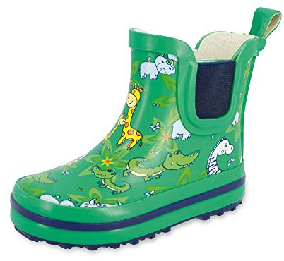 Beck Garçon Zoo Bottes bottines de pluie, Vert, 23 EU