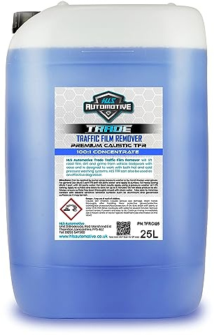 HLS Automotive Premium Caustic Traffic Film Remover (25L) - Powerful Cleaning for All Vehicles