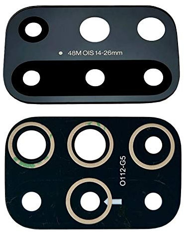 jbTec Kameraglas Ersatz mit Kleber kompatibel mit OnePlus 8T - Kamera Glas Camera Linse Glass Lens Hinten