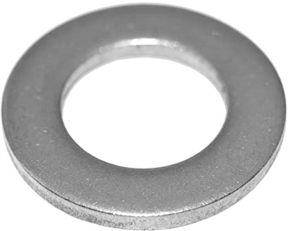 Unterlegscheiben M10 Edelstahl V2A 100 Stück Beilagscheiben 10,5X20X2 mm aus rostfreier Edelstahl A2 VA, DIN 125, ISO 7089 - Form A