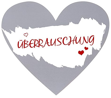 Kesote Rubbellose Scratch Sticker 48 PCS Rubbel Etiketten Herz 7,5cm | Rubbellos Aufkleber Silber, für Rubbelkarte Überraschung Hochzeit Valentinstag Weihnachten