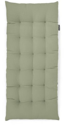 WOODFORKIDS Kissen für Kletterbogen ca.95x40cm ca. 10 cm hoch | Bodenkissen Kinder | Sitzkissen Kinderzimmer | 100 % natürliche Baumwolle OEKO-TEX-zertifiziert | Made in EU (Olivgrün, L (120x55cm))