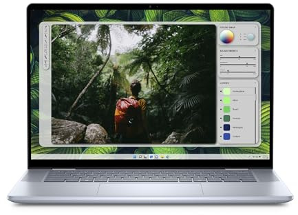 Dell Inspiron 16 PC Portable 2-en-1 écran 16 FHD+ (1920 x 1200), Intel Core Ultra 5 Series 1, Graphique Intel, 16 Go RAM, 512 Go SSD, Windows 11 Home, Clavier AZERTY rétroéclairé, Bleu