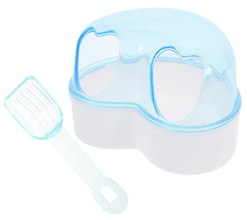 CORHAD 1satz Hamster Sandbad Box Große Transparente Sandbadewanne Für Kleine Haustiere Für Hamster Und Meerschweinchen Tiefes Design Für Mehr Sand Hygienisch Und Praktisch Einfach Zu