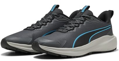 Puma Skyrocket Lite TrailRoad - Tenis Unisex para Correr, Gris Oscuro Speed Blue, 42.5 EU