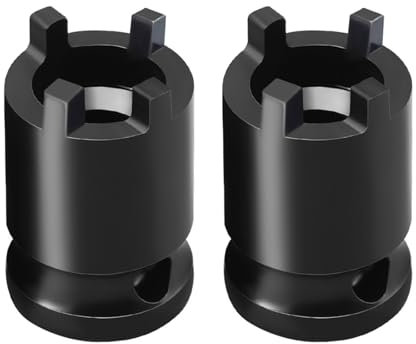 2pc Angles Grinder Socket Wrench,Adjustable Cutting Machine Pressure Socket Attachment 1/2Inch Socket Adapter 4Pin Driver Spanner for Cordlessly Impacts Tool Removal Tool