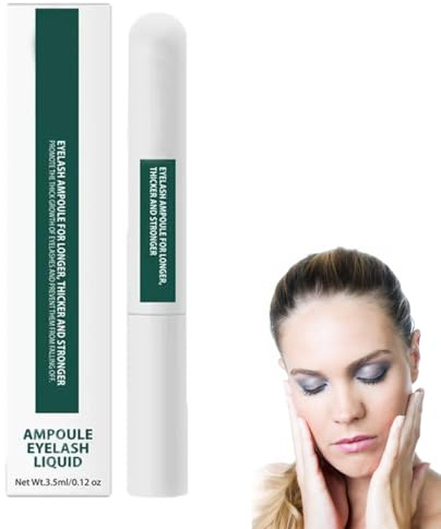 EIHI 3.5ML Siero Ciglia Allungante Naturale,siero per ciglia crescita ciglia,siero allungante ciglia,lash serum Siero Rinforzante Infoltimento Ciglia e Sopracciglia,Naturale con Ingredienti