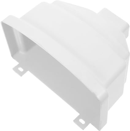 Alipis Deviazione Acqua Piovana Quadrata in PVC per Villa Imbuto Curvo Decorativo per Grondaia Scarico Efficiente e Resistente per Sistemi di Raccolta Acqua Piovana