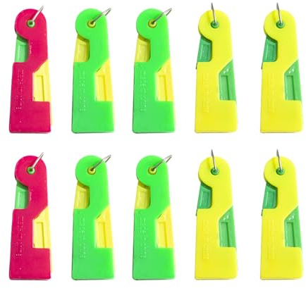 10 Pcs Automatic Needle Threader,Plastic Needle Threaders,Simple Needles Threader,Colorful Needles Threaders Hand Sewing,for Sewing Embroidery Cross Stitch Craft Stitching Knitting Quilting