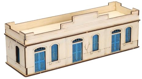 TISHITA 3D Holzpuzzle Baukasten Holzhaus Modell Spielzeug Architektur Unlackiert DIY Zusammenbau für Bastelliebhaber Geschenke Heimdekoration Miniaturszenen, Wohnung