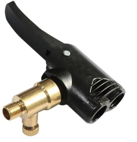 Quick Connect Inflatorkopf für Standardventil | Robuste Metall- und Kunststoffkonstruktion, hält häufigem Gebrauch stand, lange Haltbarkeit für den täglichen Betrieb