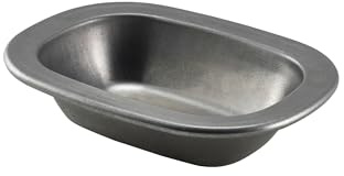 Genware SPD16V Vintage Steel Pie Dish, 16 cm