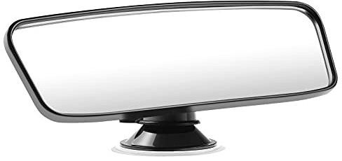 LIOOBO Auto Innenspiegel 20x6 - Kfz Innenspiegel Saugnapf, Vatertagsgeschenk Auto Innen Rueckspiegel, Rueckspiegel, Fahrlehrer Weitwinkel Hohe Klarheit 1STK