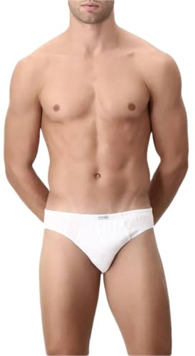 CAGI 3 calzoncillos mini hombre 1244 de puro algodón, Color blanco., M