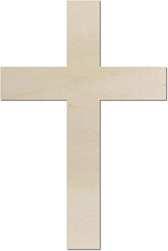 Kleenes Traumhandel Bella croce in legno, chiesa di Pasqua, ideale come decorazione, fino a 60 cm, per parete e porta (30 cm)