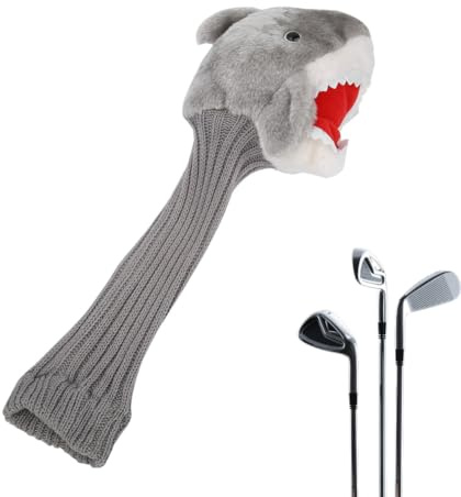 Joyzan Shark Golf Club Head Covers, Fits 3&5 Woods & Putter