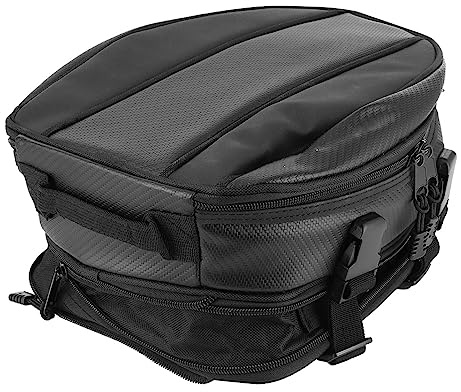 Rear Seat Bag, Motorcycle Bag Waterproof Back Saddle Helmet Tail Luggage Bags Box