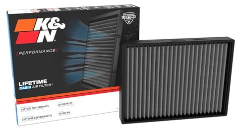 K&N LIFETIME Cabin Air Filter: Premium, Washable, Clean Air for your Cabin: Compatible with Select 2018-2026 Toyota/Lexus: 4Runner, Land Cruiser, Sequoia, Tundra, Tacoma, GX550, LS500, LX600, VF2080