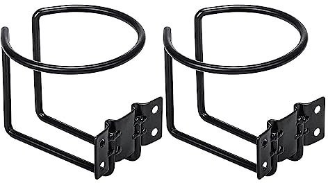 Edelstahl Marine Ring Cup Getränkehalter Bootszubehör Fitting Schwarz Silber Getränkehalter für Marine Yacht LKW