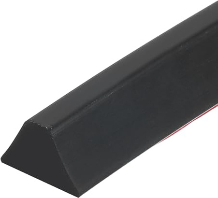 sourcing map Barriera doccia pieghevole, in silicone, 99 cm, striscia paraspruzzi d'acqua 1,5 cm di larghezza 1,2 cm di altezza, autoadesiva, barriera per la separazione asciutta e bagnata, per bagno,
