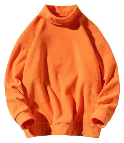 T-shirt nera da uomo tuta da lavoro in pile 2024 regalo da uomo vintage western maglia stampa zip up felpa uomo giacca da trekking, Arancione, M