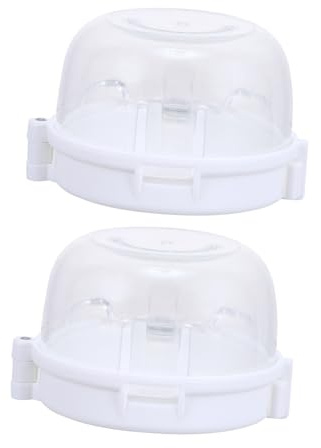 Yardwe 2 Stück Herdknopf Kindersicherung Transparent Klebstofffreie Montage Abs Material Gasherdsicherung für Kinder Küchen Sicherheitsvorrichtung