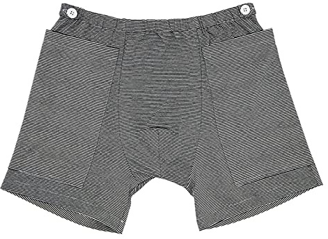 Cathéter Pantalon de néphrostomie pour homme avec poche d'urine pour homme avec double slip pour incontinence, caleçon léger pour poche vessie Sous-vêtement doux et respirant pour personnes âgées