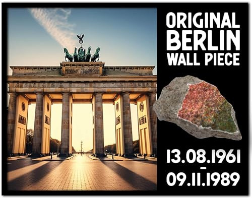 United1871 ORIGINAL Berliner Mauer-Stein mit Echtheitszertifikat | Handarbeit aus Berliner Manufaktur | Berlin Souvenir