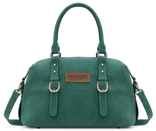 Wrangler Wildledertasche mit Tragegriff oben, Handtasche, Wildleder-Arzt, Crossbody-Barrel-Handtaschen für Damen