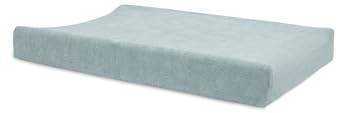 Jollein Housse de Matelas à Langer - Sea Green/Biscuit - Lot de 2-50x70cm - 85% Coton, 15% Polyester - Certifiée OEKO-TEX - Housse pour Matelas à Langer