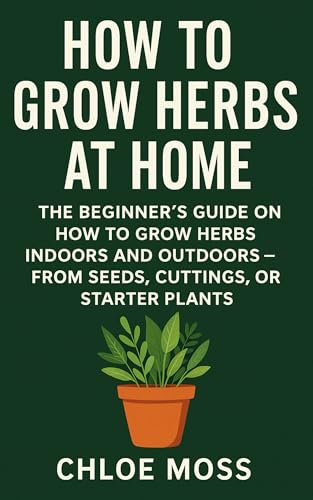 How to Grow Herbs at Home: The Beginner’s Guide on How to Grow Herbs Indoors and Outdoors – From Seeds, Cuttings, or Starter Plants (Gardening)