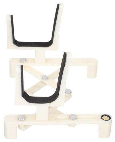 MUELODSIC Soporte Plegable para Violín Extensible Soporte Profesional de Suelo Blanco Accesorio Práctico para Guardar Violines Adecuado para Músicos y Uso en Escenario