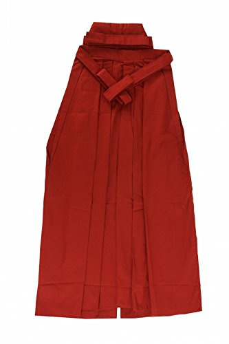 Edoten] Japanese Samurai Hakama Uniform RED Under S