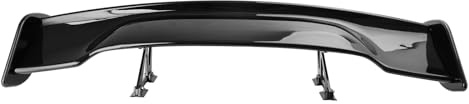 Areyourshop 145 cm (57 tum) universell racing GT stil dunkraft bakspoiler vinge glansig svart