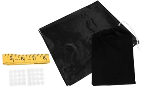 IMIKEYA Juego de Cortinas Opacas Negras para Ventanas, Tela, Diseño Simple y Elegante, Adecuado para Oscurecer Habitaciones y Crear Ambiente Oscuro
