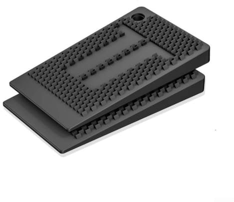 Espaciadores de vidrio para acristalamiento de ventanas, soporte adecuado de cuñas de goma resistentes diseñadas para manejar cargas de peso sustanciales (20 piezas)