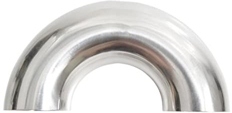DQZRTUECA Edelstahl-Rohr-AD-Bogen, 1 Stück 40 mm Außendurchmesser, Edelstahl, 180 Grad geschweißter Rohrbogen, for selbstgebraute Milchprodukte, Winkelstücke, Schlauchverbinder