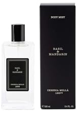 Garden Center Shop | Cerería Mollá 1899 | Body Mist Basil & Mandarin 100 mL | Bruma corporal y ambiental | Fragancia cítrica herbal | Spray elegante sin alcohol
