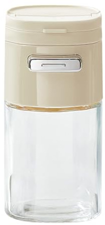 Dopsyesn Salières Poivrières | Sucrier en Verre avec Verseur,Récipient à Poivre Résistant avec Large Ouverture pour Table de Restaurant et Coin Café