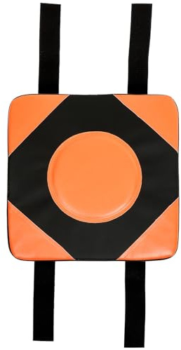 MUSISALY Almohadilla de Boxeo de Pared Color Naranja para Entrenamiento Casa Diseño Estable y Práctico para Boxeo Kickboxing y Artes Marciales Cojín de Golpe Montado Mejora Habilidades de