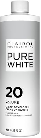 Clairol Professional Pure White 20 volume Crème Developer, 16 oz (Pack of 1)