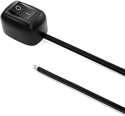 Jtron - Interruttore fai da te per auto, a forma di goccia d'acqua, interruttore spento/ON DC 12 V AC 250 V/6 A 125 V/10 A 12 V, montaggio superficiale per fendinebbia, DRL, barra luminosa a LED, ecc.
