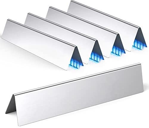 Barres Flavorizer 7636,38.9cm Flavorizer Barres en Acier Inoxydable pour Weber Spirit 300 Series E310 E320 E330 Barbecue à gaz avec Panneaux de Commande montés à l'avant