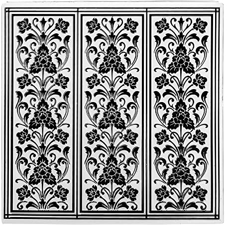 Ideen mit Herz Prägeschablone, Ornamentik-Bordüren, 14,5cm x 14,5cm