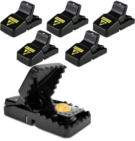 T stdclass Mäusefalle 6er Set Mausefalle - Wiederverwendbar Schlagfalle Profi Rattenfalle Mouse Trap für Maus, Ratten Haus & Garten