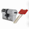 Lince - Cilindro de cerradura de alta seguridad C7 L50+30 | Desbloqueable con 5 llaves | Color níquel | Resistente a todas las técnicas de robo conocidas