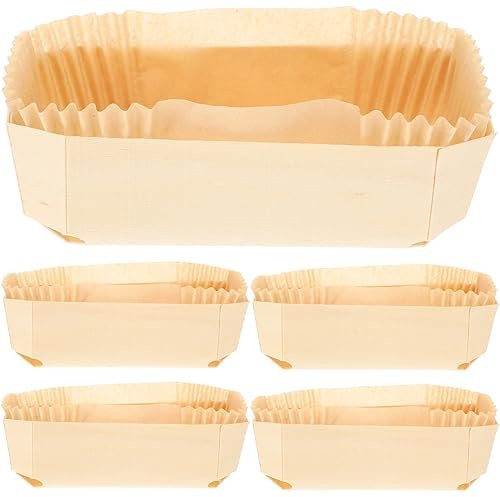 MAGICLULU 1 Jeu Bac à Papier En Bois Moule Carré Moule à Gâteau Au Four Boîte De Cuisson Moule De Boulangerie Plat De Cuisson En Bois Pâte à Palettes En Ustensiles De Cuisson4.72X2.55X1.49in