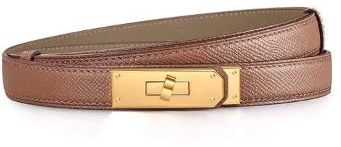 YUGDRUZY Gürtel Damen Leder Taillengürtel Ledergürtel Damen Dupes Damengürtel Leder Damengürtel Schmal Gürtel Damengürtel Taillengürtel Belt Women Ledergürtel, Karamell