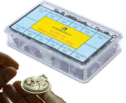 Ensemble De - Kit D'assortiment, Joints Pour Rondelles | Ensemble De Rondelles D'étanchéité Imperméables, Avec Boîte De Rangement Pour Fonds De Montres Et Réparation